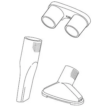 Držák příslušenství 432200424811 vysavače Philips