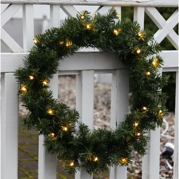 Star Trading Alaska Svítící vánoční věnec 24 LED teplá bílá Vánoční světelná dekorace Star Trading Alaska Svítící vánoční věnec 24 LED teplá bílá