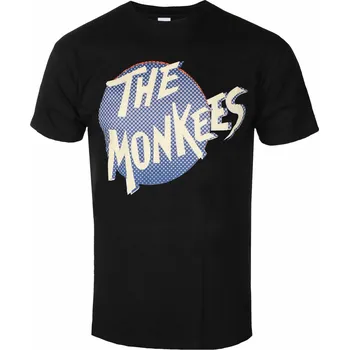 Pánské tričko Tričko metal pánské Monkees - Retro Dot Logo BL - ROCK OFF - MONKTS02MB - M