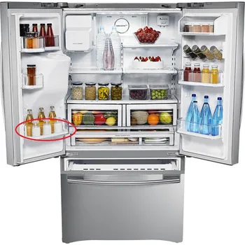 Příslušenství pro lednici Samsung DA97-07542A 3. přihrádka z vrchu v levé části dveří chladničky pro americkou ledničku