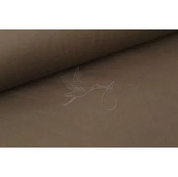 Tmavě hnědá - kakaová - bavlněné plátno, šíře 240cm - 053