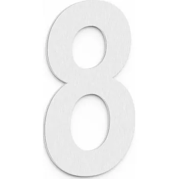 Domovní cedule METAL BUD domovní čísla a znaky METAL-BUD číslice 8, šroubovací, nerez ocel