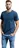 CityZen Bavlněné tričko proti pocení s kulatým výstřihem modré, XL