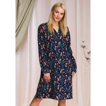 Dámská noční košile Noční košile Key dlouhá propínací LND 931 Velikost: M, Vzor: 931