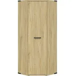 BRW Rohová šatní skříň Lara SZFN1D