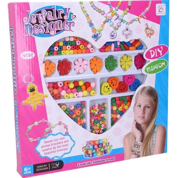 Dřevěná hračka DŘEVĚNÉ KORÁLKY - SADA