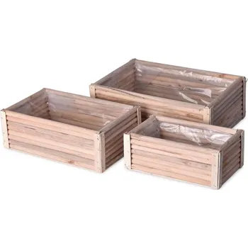 Truhlík Z - TRADE Truhlík dřevo, přírodní - velký