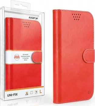 Pouzdro na mobilní telefon ALIGATOR Uni-Fix UF0006 červené