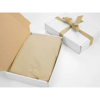 Balící papír 240 ks - Hedvábný papír 500x750 světle hnědý