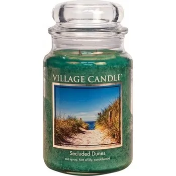 Svíčka Village Candle Secluded Dunes 645g - velká vonná svíčka ve skle Písečné duny