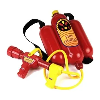 Hasicí přístroj Dětský hasící přístroj na záda (Hasicí přístroj na záda od firmy Klein má 28 cm dlouhou stříkačku a rozměry 32x23cm.)