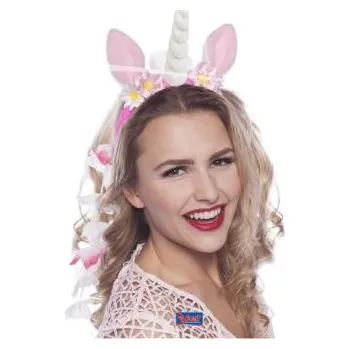 Karnevalový doplněk Čelenka JEDNOROŽEC - UNICORN