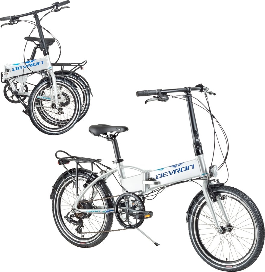 Bicicleta eléctrica plegable Devron 20124
