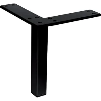 Nábytkové kování Strong Nábytková nožka hranatá bez rektifikace 30 x 126 černá