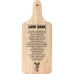 Mediabox Myslivecké desatero dekorační prkénko