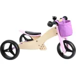 Small Foot Dřevěné odrážedlo Trike 2 v 1 růžové