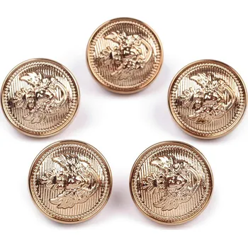 Knoflík Knoflík erb velikost 26", 34", 40", barva 6 40" zlatá sv.