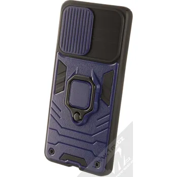 Pouzdro na mobilní telefon 1Mcz Lens Ring odolný ochranný kryt pro Samsung Galaxy A32 tmavě modrá černá (navy blue black)