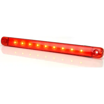 Směrový světlomet světlo poziční W97.4 (718) 12+24V červené WAS