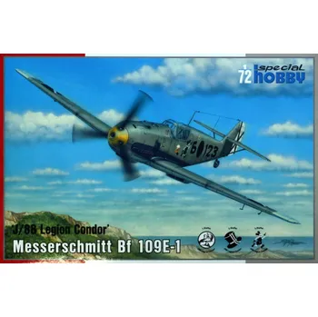 Plastikový model Special hobby 1/72 Messerschmitt Bf 109E-1 'J/88 Legion Condor'