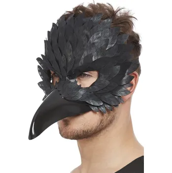 Smiffys Maska černý havran