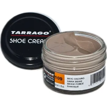 Přípravek pro údržbu obuvi Tarrago Krém na boty šedobéžový 50 ml