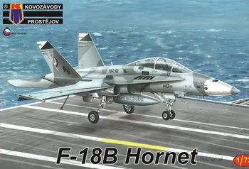 Plastikový model Kovozávody Prostějov F-18B Hornet 1:72