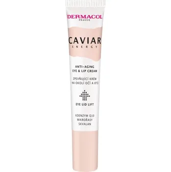 Péče o oční okolí Dermacol Caviar Energy Eye and Lip Cream zpevňující krém na okolí očí a rtů 15 ml