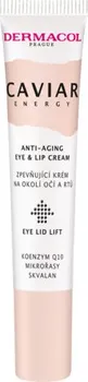 Péče o oční okolí Dermacol Caviar Energy Eye and Lip Cream zpevňující krém na okolí očí a rtů 15 ml