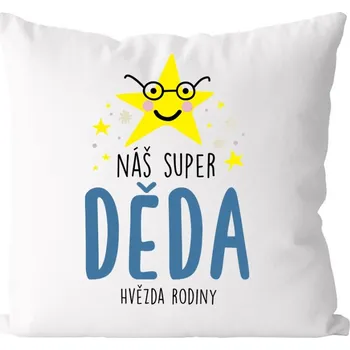 Dekorativní polštářek Polštářek - Děda