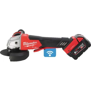 leštička Aku úhlová bruska s kolébkovým spínačem MILWAUKEE M18 ONEFSAG125XPDB-502X