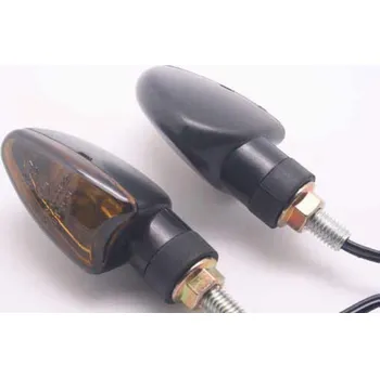 Osvětlení pro motocykl Univerzální blinkry PARTS EUROPE TURN SIGNAL KOUŘOVÉ SKLO - PÁR