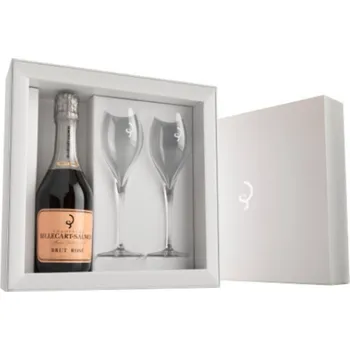Billecart-Salmon Brut Rosé v dárkové krabičce se 2 skleničkami, 0,375l