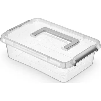 Dóza na potraviny Orplast Box antibakteriální 3,1 l, 29x20x8cm, transparentní plast, s rukojetí