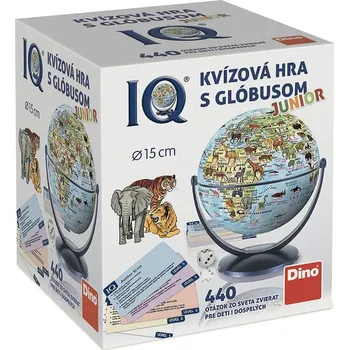 Výuková hračka Dino Dětský kvíz s glóbusem SK