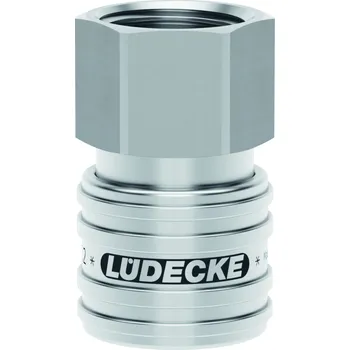 Ventil ESEG 14 IAB (rychlospojka Standard G1/4" vnitřní, hladká, ventil, DN7.2, nerez)