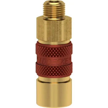 Příslušenství pro vzduchotechniku ESMK 14 AR (rychlospojka Mini G1/4" vnější, DN5, mosaz, červená)