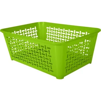 Úložný box Duraplast Košík skladovací DOMINO 2, 24,7x14,8x8,1cm, plast, mix barev