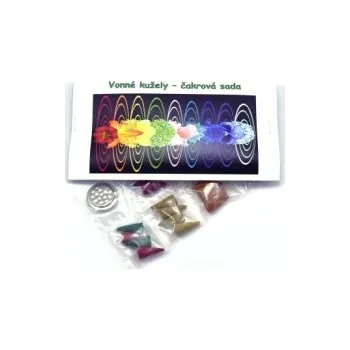 Vonná tyčinka Čakrová sada vonných kuželů