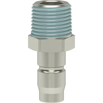 Příslušenství pro vzduchotechniku ESACG 12 NAS (vsuvka Industry R1/2" vnější, DN10, ocel nikl.)