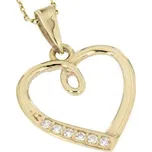 Zlatnictví U Kostela Zlatý přívěsek srdíčko 2165ž 564727063