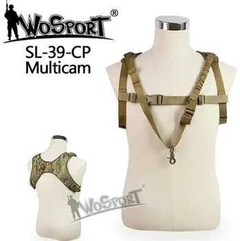 Airsoft Wosport 1-bodový popruh s tělovým postrojem - MC
