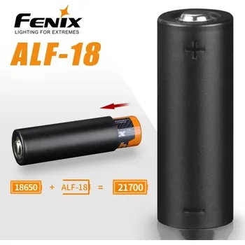 Cyklosvítilna Redukce ALF-18 z 21700 na 18650 aku