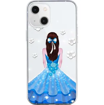 Pouzdro na mobilní telefon Kryt iPhone 13 silikon Blue Princess (obal neboli pouzdro na iPhone 13)