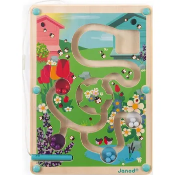 Desková hra Motorický labyrint - Magnetická hra, Život v úlu (Janod) - Akce