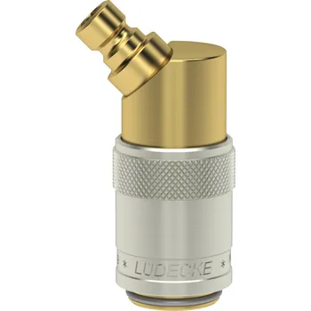 Příslušenství pro vzduchotechniku ESDK-ESDMS-45 (redukce vsuvka ESDM/rychlospojka ESD 45st, mosaz)