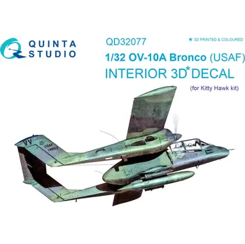 Plastikový model Quinta studio 1/32 OV-10A (USAF) 3D-Print&col.Interior (KITTYH)