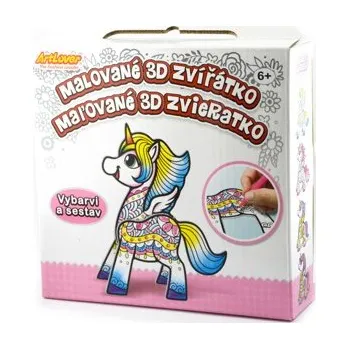 kreativní sada ARTLOVER Malované 3D zvířátko jednorožci