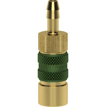 Příslušenství pro vzduchotechniku ESMK 6 TG (rychlospojka Mini 6mm, DN5, mosaz, zelená)