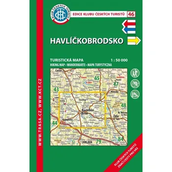 Mapy 46 Havlíčkobrodsko, 6. vydání, 2020 - turistická mapa